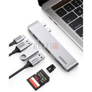 Adaptateur Hub USB C 6-en-2 Ugreen pour MacBook Pro/Air