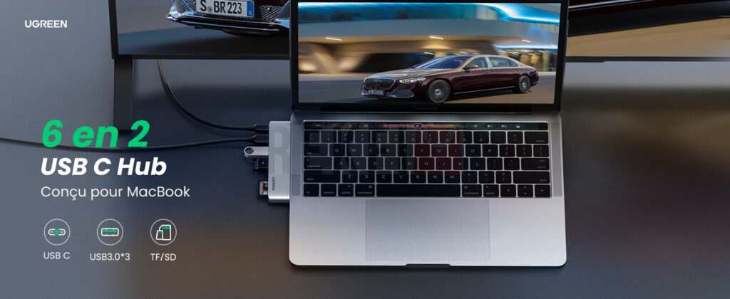 AdaptateurHubTypeC Macbook Pro Air 11