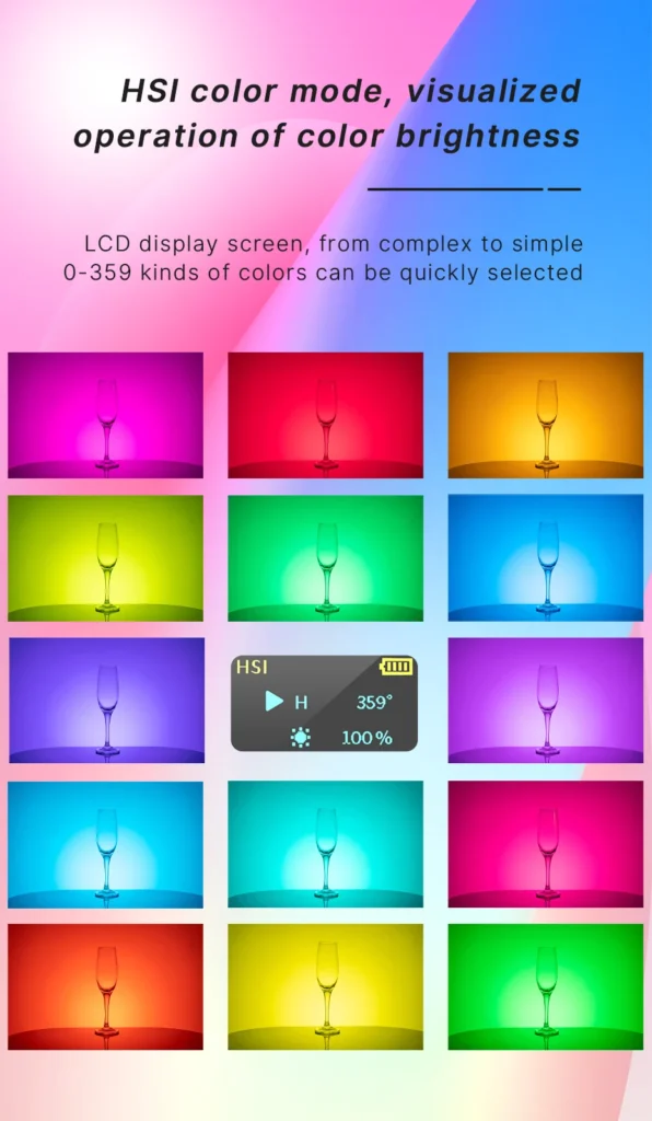 Led RGB Ulanzi VL120 11