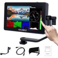 Moniteur Caméra FEELWORLD F6 Plus V2 HDR 3D LUT, Ecran tactile
