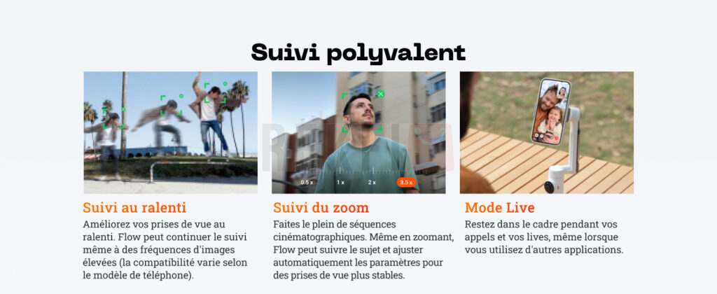 Stabilisateur Insta360Flow Kit createur 12
