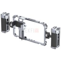 ULANZI Cage Universel pour Smartphone avec Poignées, Stabilisateur de Main en Aluminium