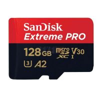 Carte mémoire microSDXC SanDisk 128 Go Extreme PRO A2 UHS-I Class 10 U3 V30  