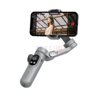 AOCHUAN Smart X PRO Stabilisateur de cardan pour Smartphone avec détection de Visage lumière LED