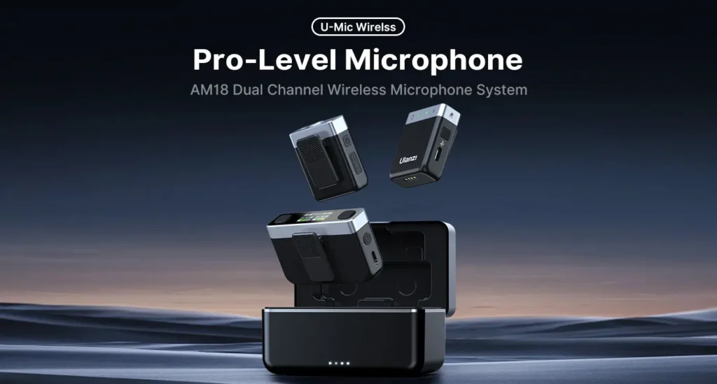 Microphone Cravate Sans Fil Ulanzi AM18 10