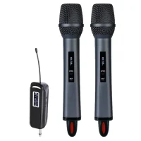 Microphone Sans Fil à main rechargeable ( 2 Micro + 1 Récepteur )