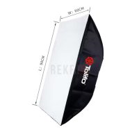 Softbox Rectangulaire 60x90CM Tolifo, Monture Bowens pour VIDEO STUDIO LIGHT