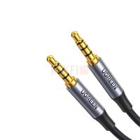 UGREEN 20497 Câble Audio Jack TRRS 3.5 mm Mâle vers Mâle HiFi Stéréo Nylon Tressé 1,5m