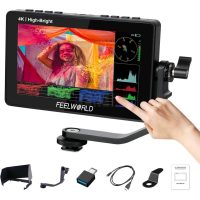 Moniteur Caméra FEELWORLD F5 PROX HDR 3D LUT, Ecran tactile 1600nits lumière du Jour Visible