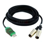 Câble USB/Double Midi,  Interface Midi Alctron UC 220