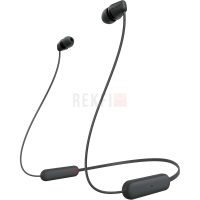 SONY WI-C100 Écouteurs sans Fil Bluetooth - Jusqu'à 25 Heures d'autonomie - Microphone intégré pour Les appels téléphoniques