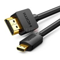 UGREEN Câble Micro HDMI Mâle vers HDMI Haut Débit Supporte 4K 60Hz 3D Ethernet ARC (1M)