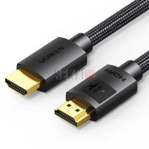 UGREEN (HD119) Câble HDMI VERS HDMI 2.0 Haute Vitesse 4K 60Hz 18Gbps HDR 3D Full HD(5M)