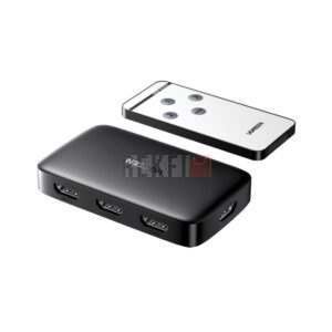UGREEN Switch HDMI 4K 30Hz Commutateur HDMI 3 Entrées 1 Sortie 1080P 60Hz 3D avec Télécommande IR