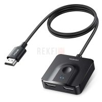 UGREEN Switch HDMI 4K 60Hz 2 Entrées 1 Sortie Commutateur HDMI 1080P 120Hz HDR 3D Dolby CEC Plug Play avec 1M Câble HDMI