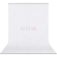 Fond Tissu Blanc en Coton Mousseline pour Studio Photo et Vidéo 3 x 3 m