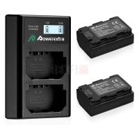 Powerextra Chargeur double LCD avec 2 batteries 2500 mAh Sony NP-FZ100