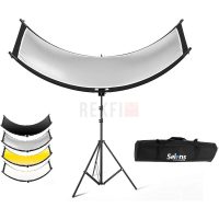 Selens Réflecteur 4 en 1 – 60 x 180 cm – Réflecteur incurvé en U pour studio photo vidéo