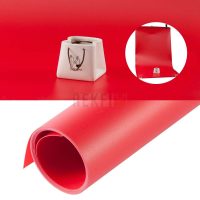 Selens Toile de fond Vinyle PVC, imperméable et double face , 68 x 130 cm, idéale pour studio photo - Rouge