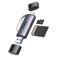 UGREEN Lecteur de Carte SD et Micro SD USB C et USB 3.0 en Aluminium 5 Gbps
