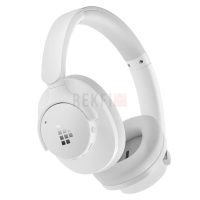 Tronsmart Q20 Casque sans fil , avec réduction active du bruit, 60 heures d'autonomie, son de haute qualité, égaliseur personnalisé et oreillettes confortables - Blanc