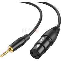 Câble XLR femelle / mini-Jack mâle TRS 5m