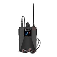 Debra Bodypack Récepteur avec écouteurs Compatible au système de moniteur intra-auriculaire sans fil ER-280