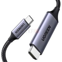 UGREEN 50570 Câble USB C vers HDMI 4K 60Hz 18Gbps Adaptateur Thunderbolt 4 3 Type C HDMI2.0 (1,5M)