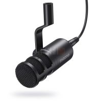 Maono PD100 Microphone XLR Dynamique pour Podcast, Streaming et Voix Off