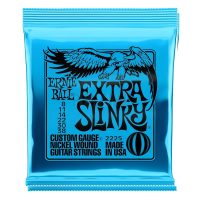 Ernie Ball 2225 Extra Slinky – Cordes Guitare Électrique Nickel Calibre 8-38-Jeu de 6 cordes