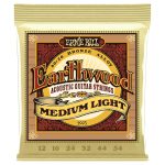Ernie Ball Earthwood Cordes Guitare Acoustique 80/20 Bronze 12-54 – Son Clair & Durable - Jeu De 6 Cordes