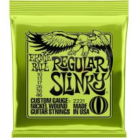 Ernie Ball Regular Slinky 10-46 – Cordes Guitare Électrique Filées en Nickel- Jeu de 6 Cordes