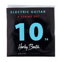 Harley Benton EL-8 10-74 – Cordes Guitare Électrique 8 Cordes Nickel-Plated Steel