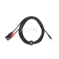 Pro Snake TPY 2030 KFF – Câble Insert Audio 3 m (2 XLR Femelles vers Mini Jack 3,5 mm Stéréo)