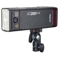 Godox AD200Pro II – Flash Compact 200Ws avec LED Bi-Color, Têtes Interchangeables & Contrôle 1/512 à 1/1