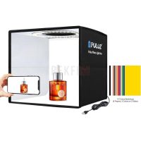 Mini Studio Photo Portable PULUZ 25cm | Tente Lumineuse LED 96pcs + 6 Fonds Double Face(12 Couleurs)