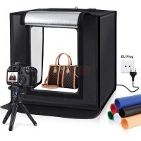PULUZ Studio Photo Box Portable 40x40cm – Kit Éclairage LED avec 6 Fonds Couleurs