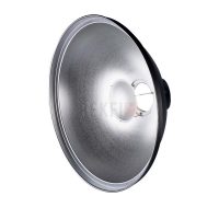 Selens Bol Beauté 55 cm Argenté avec Monture Bowens + Grille – Réflecteur Photo Studio Pro