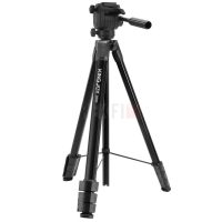 Kingjoy S660 + VT-200 – Trépied Vidéo Professionnel avec Rotule Fluide pour Appareil Photo et Smartphone