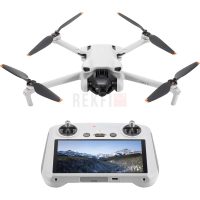 DJI Mini 3 (DJI RC) – Mini Drone Caméra Léger avec Nacelle Mécanique à 3 Axes, Vidéo 4K HDR, Temps de Vol de 38 Minutes, Transmission Vidéo jusqu’à 10 km, Prise de Vue Verticale, Retour Intégré, C0