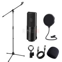Fifine K669C Microphone Studio avec Filtre Anti Pop et Trépied