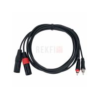 Câble audio XLR - RCA Cordial EU 3 MC elements - 3M