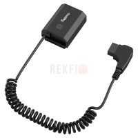 SMALLRIG D-Tap Compatible avec NP-FZ100 Batterie Factice, Câble d'alimentation Spiralé pour Sony A7R V/A7 IV/A7S III/A7R IV/A7R III/A7 III/A7C/A6600/FX3/ZV-E1/A7S II/A7R II/A1/A9/A9II - 4253B