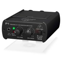 Behringer Powerplay P1 – Amplificateur Casque In-Ear Portable, Mixage Stéréo/Mono, Boîtier Métallique pour Scène et Studio