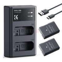 K&F Concept EN-EL14 – Batterie Rechargeable + Chargeur Double USB Compatible Nikon D3500, D5600, D3400, D3200, D3300, D5500, Coolpix P7800, P7700, P7200, P7100, P7000