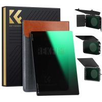 K&F Concept Filtre ND64 Carré 4x5.65" – Verre Optique HD, Nano-Revêtements Étanche Anti-Rayures, Compatible Matte Box Cinéma K&F Concept, Tilta, SmallRig, Neewer