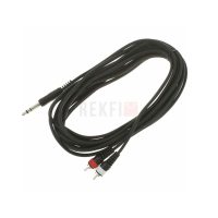 Câble d'insert  2 x RCA/Jack stéréo 6,3mm the sssnake YPR2050 5m