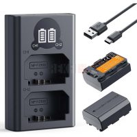 K&F CONCEPT NP-FZ100 Batterie 2600mAh + Chargeur Double USB-C – Compatible Sony A7III, A7IV, FX3, FX30, A7C, A6700, ZV-E1, Alpha 9 II | Recharge Rapide et Sécurisée (KF28.0097)