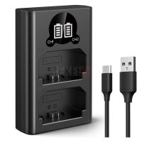 K&F CONCEPT NP-FZ100 Chargeur Double USB-C avec Écran LCD pour Sony A7 III, A7R III, A7 IV, FX3, FX30 – Recharge Rapide
