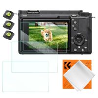 K&F Concept SKU.2194 – Kit 3 films écran + 3 protège-griffe avec niveau à bulle pour Sony A7/A9/RX